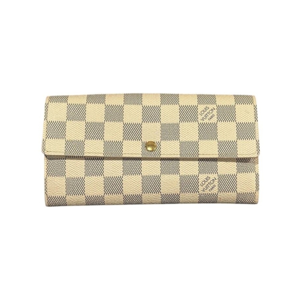 Authentic Louis Vuitton Damier Azur Canvas Wallet